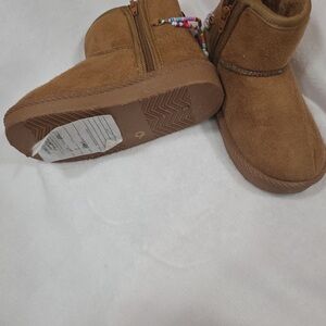 Warm Tan Kids Boots